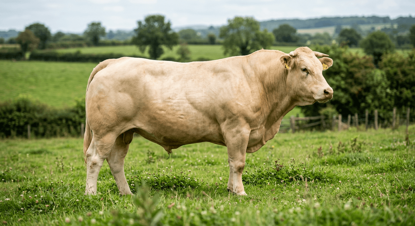 Blonde d'Aquitaine cattle
