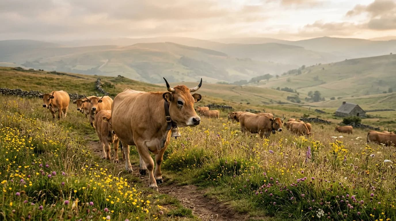 Aubrac-Rinder: Widerstandsfähige französische Rasse für die Mast