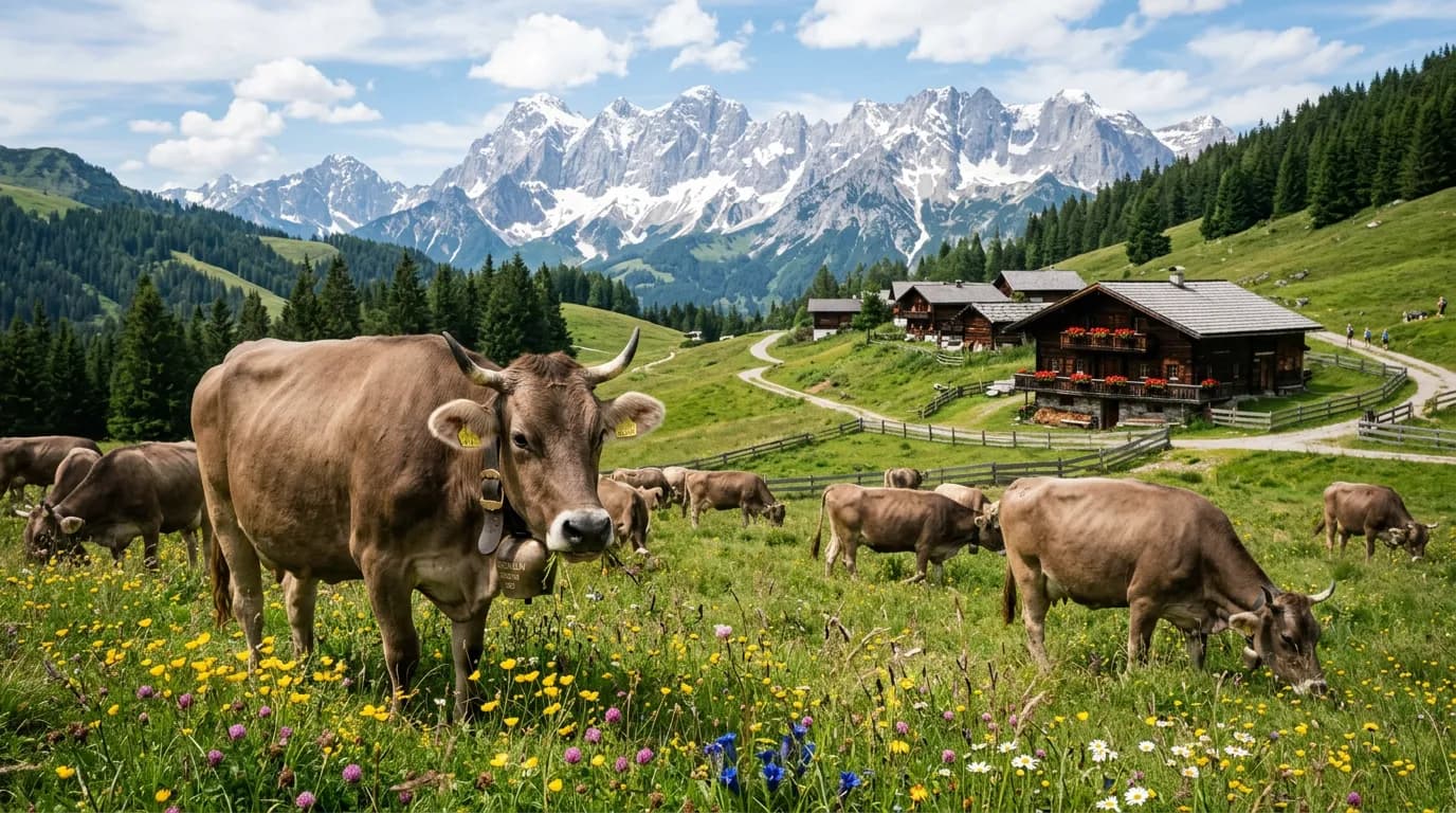 Braunvieh-Ratgeber: Profil einer alpinen Zweinutzungsrasse