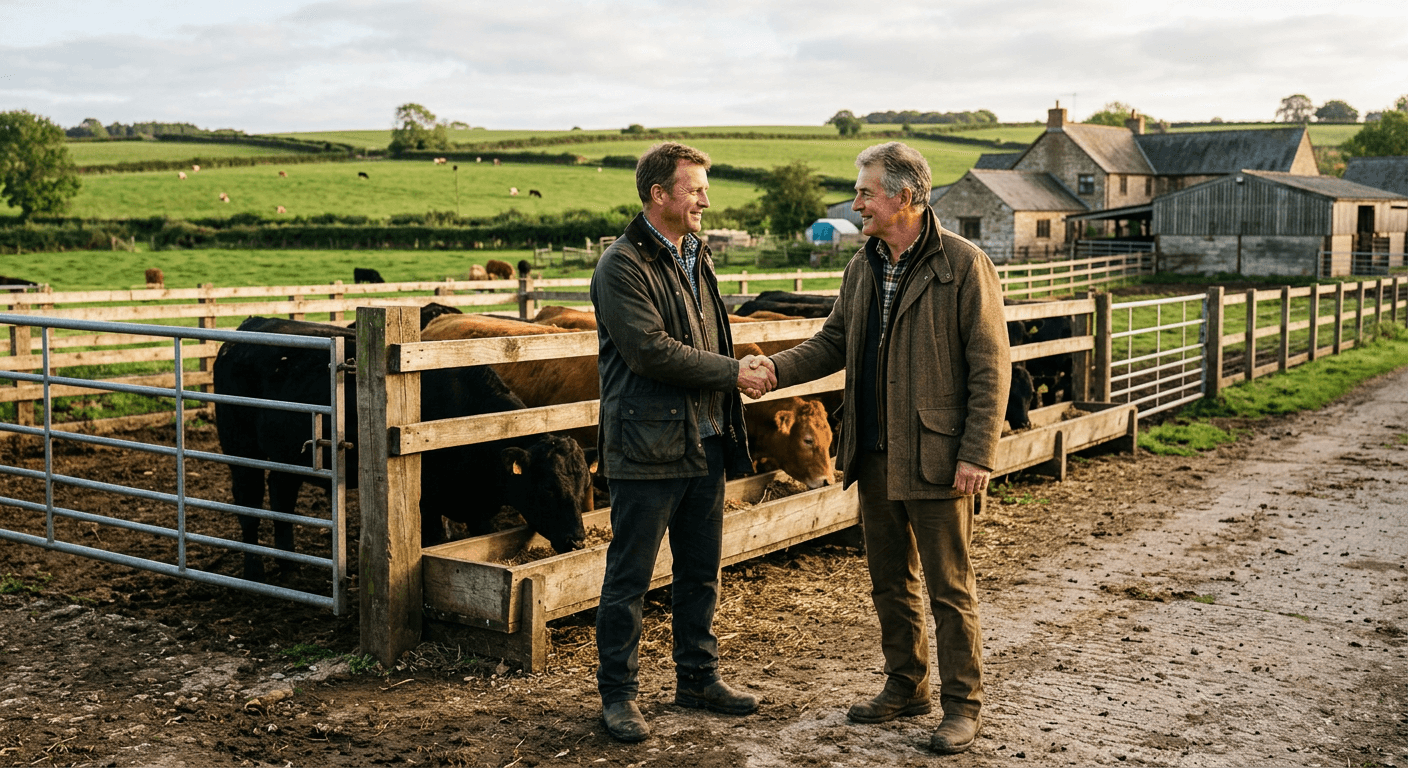 Professional livestock brokerage partnership